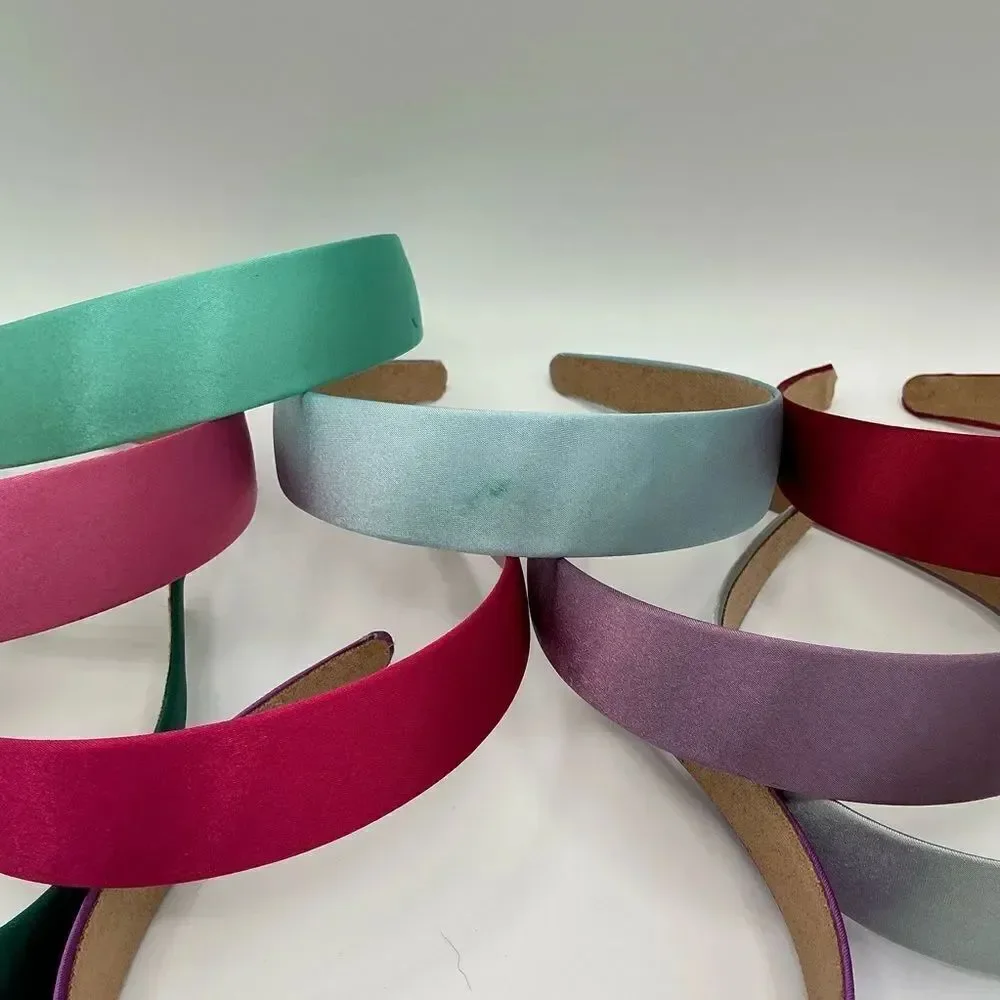 7 Colorful Women/girls Headband Set- new, a couple spots from dye transfer